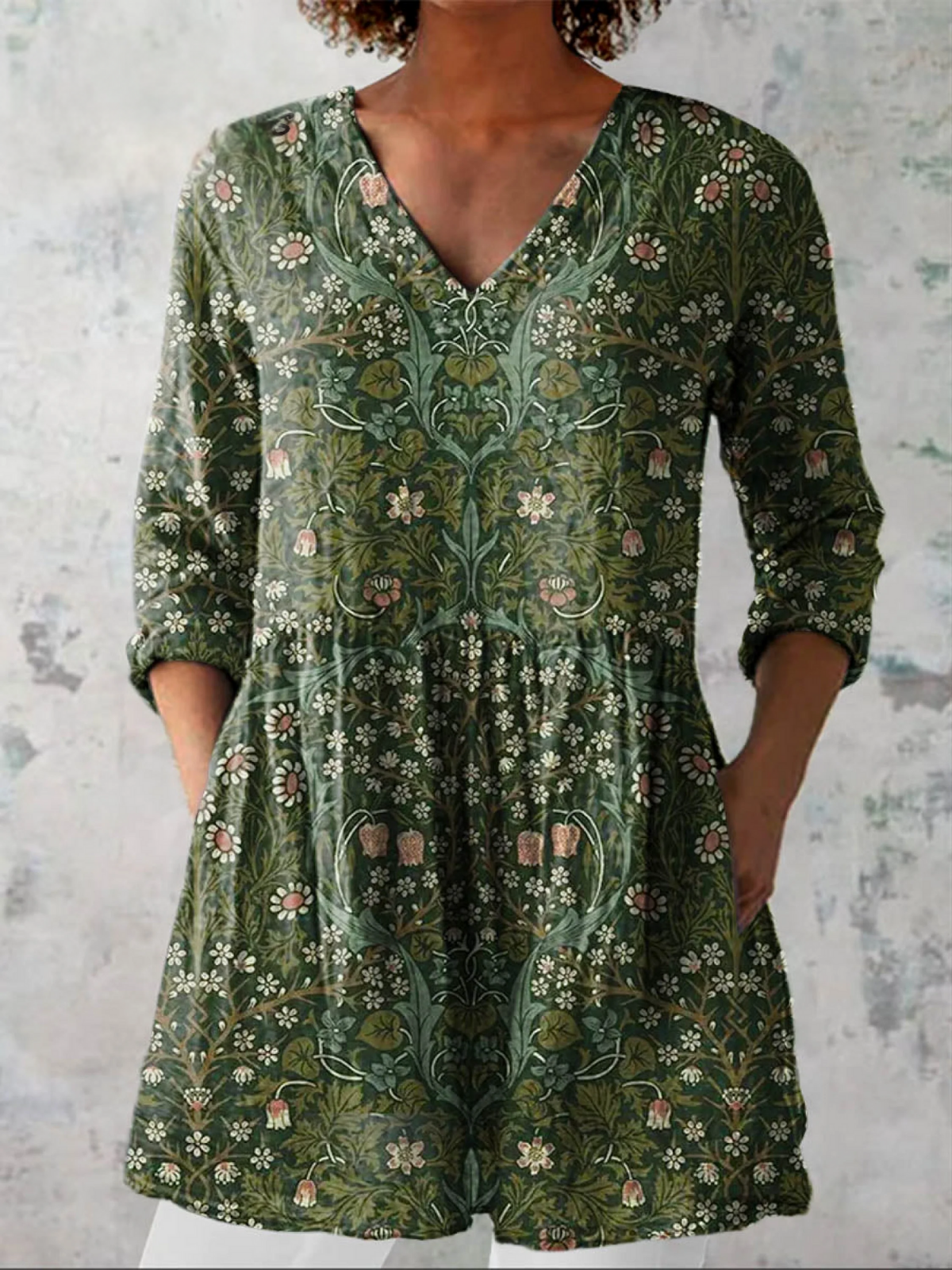 Floral Green / 4XL