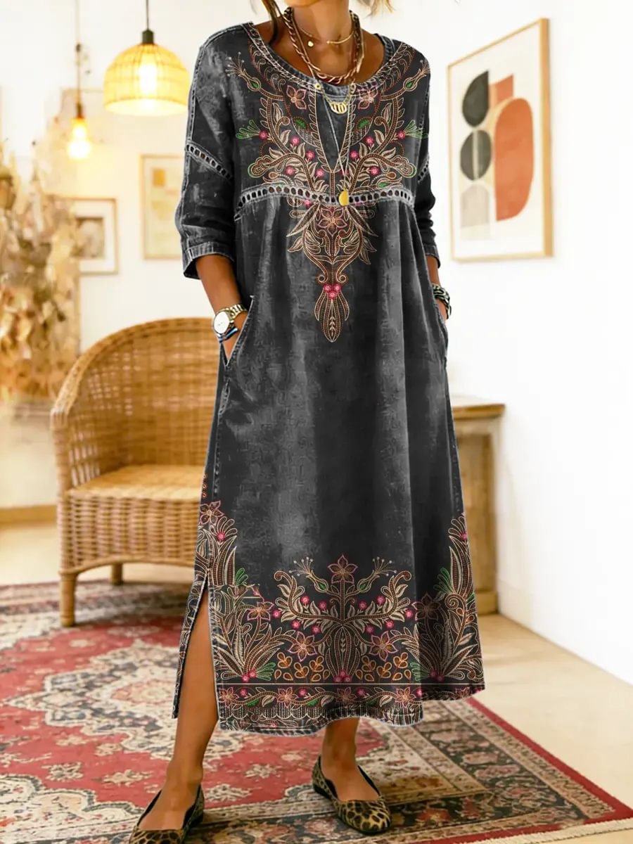Black Floral / 3XL